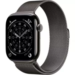 Apple Watch 11 46mm, Slate Titanium, Milanese Loop, M/L
